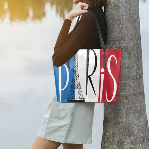 Image of Top Handle Bag for Women Vegan Leather Lady Purse Shoulder Bag