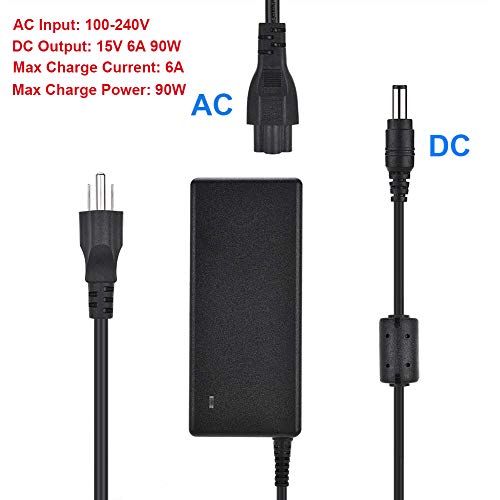 Power Adapter Ac 100-240V Switching To Dc 15V 90W 6A, Led Power Supply, For Led Strip Lights, Rc Charger And Other Low Voltage Devices #TOP2