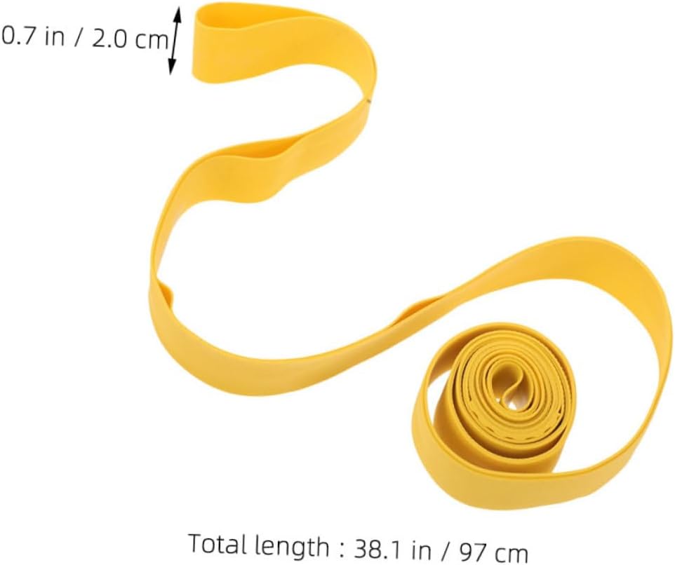 Toyvian 4pcs Bicycle Rim Liner PVC Tire Protector for Mountain Road Bikes Easy Installation Enhanced Stability Puncture Resistance for Durable Protection