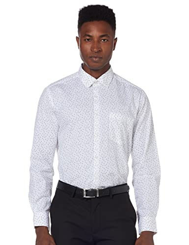 Image of Diverse Men's Cotton Printed Full Sleeve Regular Formal Shirt