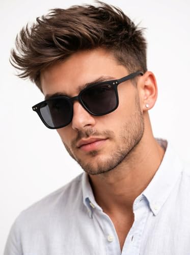 Image of EYEJACK by Voyage UV Protected Square Sunglasses for Men & Women