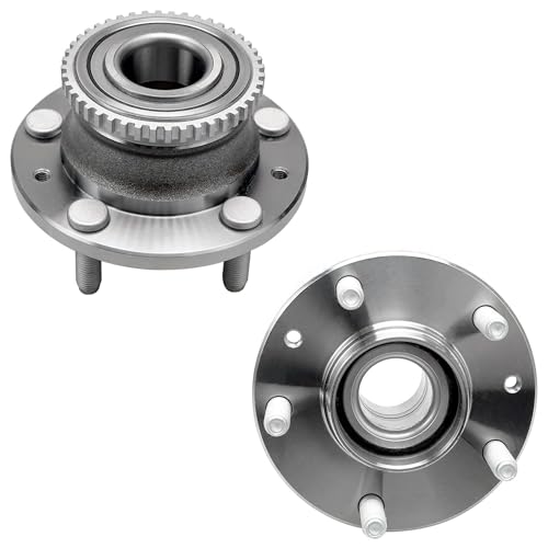 Image of Detroit Axle - Pair Wheel Bearing Hubs, Front for Mazda 929 MPV, Rear for Mazda MPV Protege Protege5 Millenia, 2 Wheel Hub Bearings Assembly Replacement