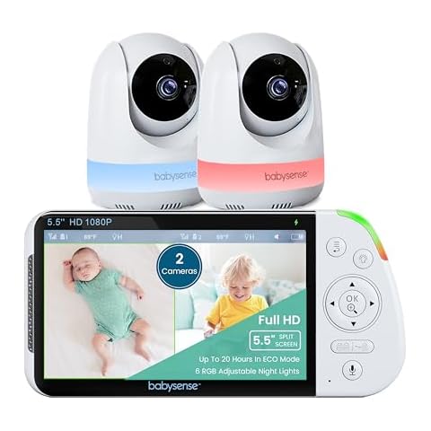 Babysense 5.5” HD Split-Screen Baby Monitor Cover