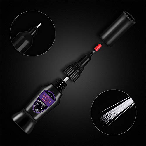 Ofanyia 1Pc Nail Art Rhinestone Glue Drill Gel Adhesive Gem Jewelry Diamond Polish Uv Gel Glue Nail Art Glue #TOP3