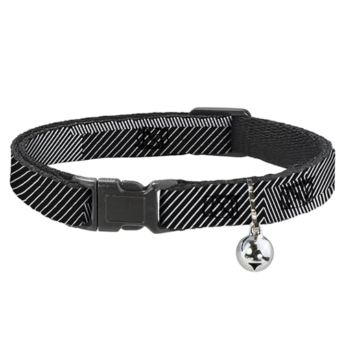 Collar para gato Buckle-Down con rayas talla M para cuello de veintidós centímetros 2