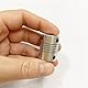 Ruimou 5 Stück 5 mm x 8 mm Aluminium-flexible Wellenkupplung, OD19 mm x L25 mm CNC-Schrittmotor-Kupplung