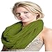 CJ Apparel Green Nepalese Mobius Infinity Scarf Snood Cowl Circular Tube Eternity Shawl Face Cover Pashmina NEW