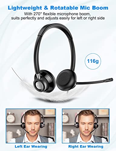 USB-C Headset New Bee für PC und Computer mit Mikrofon