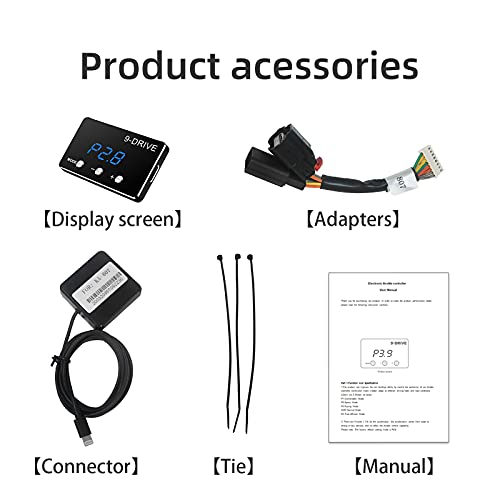 Throttle Response Controller 9 Drive Modes Smart Electronic Racing Accelerator Compatible With Dodge Challenger Ram Jeep Cherokee Kj Kk Wrangler Jk Maserati Ghibli #TOP6