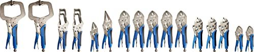 Brilliant Tools BT065016 Feststellzangen / Gripzangen-Satz, 16-tlg Cover