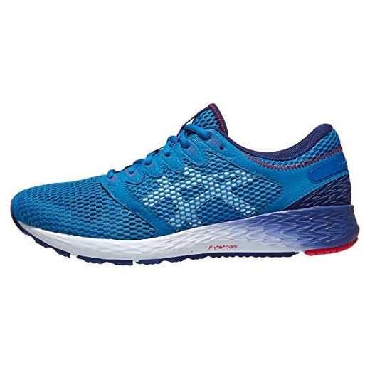 ASICS Mens Roadhawk FF 2 Running Shoe, Race Blue/White, Size 10