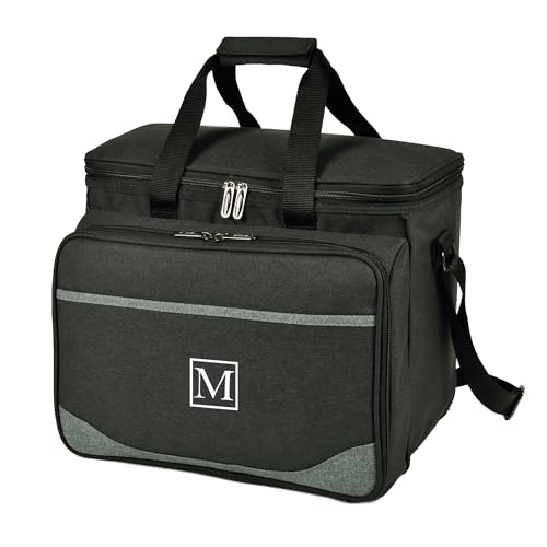Picnic at Ascot Personalized Monogrammed Equipped Picnic Cooler for 4 - Designed and Assembled in California