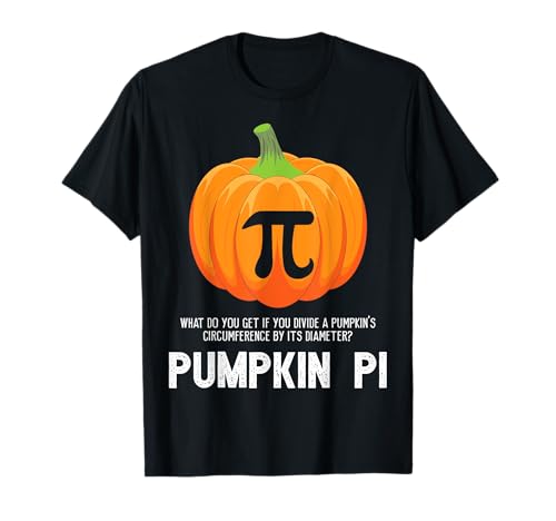 Pumpkin Pi Halloween Math Teacher T-Shirt