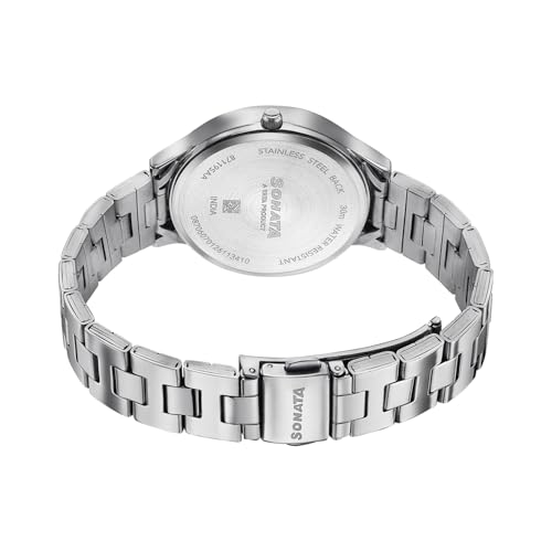 Image of Sonata Axis with Quartz Analog LT Blue Premium Multifunction Design Dial IPS Strap Watch for Women - 87119SM01