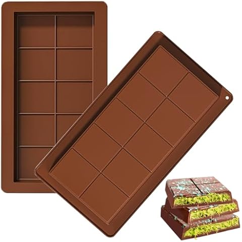 MXZOWC Deep Silicone Chocolate Moulds Set Cover