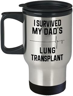 Lung Transplant Daughter Travel Mug Son Transplant Survivor Organ Recipient Recovery COPD Cystic Fibrosis