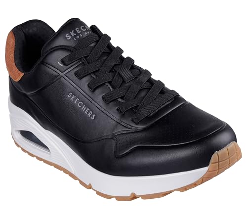 Image of Skechers Men's Uno Tailored Air Sneaker | Walking, Air-Cooled Memory Foam, Skech-Air Visible Airbag, No Tie Fit