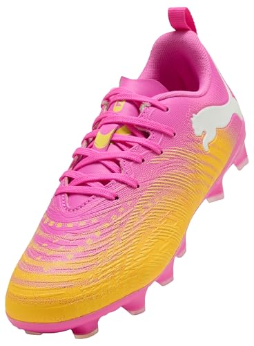 Tenis de fútbol PUMA Future 9 Play JR para niños en rosa y aguamarina talla 34.5 5