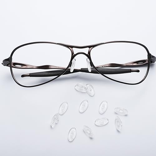 Clear Replacement Nose Pads for Oakley Wiretap/Whisker/Crosshair 1.0/2.0; for Maui Jim Baby Beach/Kahuna/Kawika4
