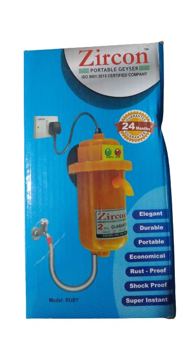 Buy Zircon Portable Geyser, Power: 2-3 kW Online at Low Prices in India -  Amazon.in