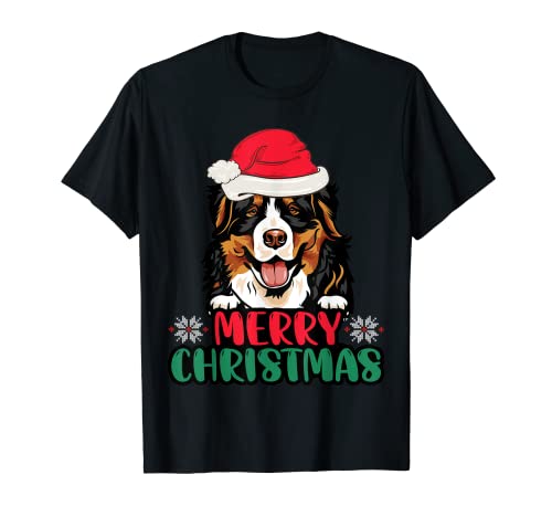 Bernese Mountain Christmas funny Gift for Dog Lover Owner T-Shirt