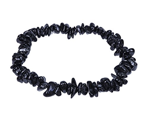 Preisvergleich Produktbild Lebensquelle Plus Schwarzer Turmalin / Schörl Splitterarmband