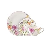 porzellan service blau Erlesenes Porzellan Geschirr: Gefertigt aus Premium Porcelain ist das zarte Service dennoch besonders bruch- und kantenfest. Das Set besitzt eine hohe Härte und Ritzbeständigkeit.