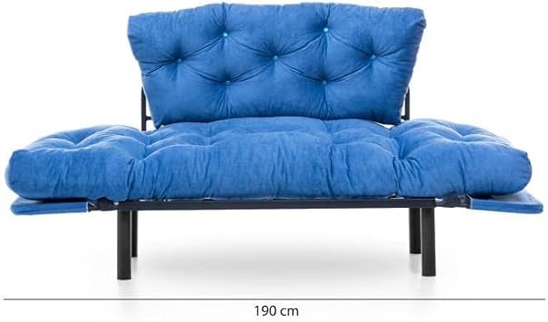 Pafu Nitta Double Sofa - Sky Blue