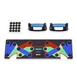 Ultrasport Push Up Board, 9-in-1 Armtrainer, Multitrainer mit Farbcodierung, Liegestützbrett für Arm/Brust/Schulter Rückenmuskulatur und Trizeps, sicherer Halt, bruchsicherer Kunststoff, bis 130 kg