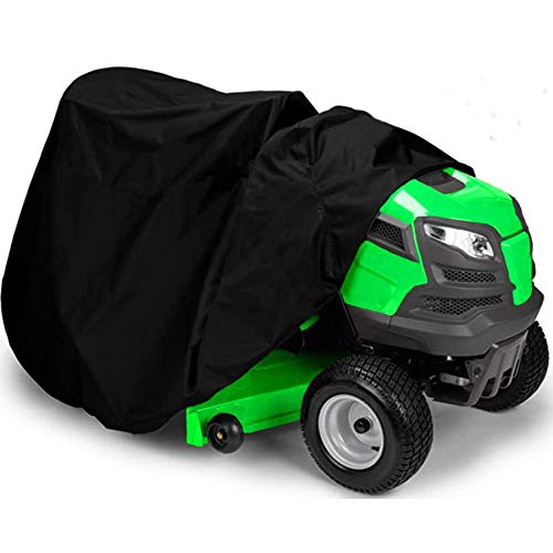 Indeedbuy Riding Lawn Mower Cover, Waterproof Tractor Cover Fits Decks up to 54 ,Heavy Duty 420D Polyester Oxford, Durable, UV, Water Resistant Covers for Your Rider Garden Tractor 72 L x 54 W x 46 H