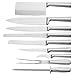 HQY Professional Knives, Premium Stainless Steel 9 Piece Chefs Knife Set in Case