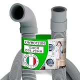 Universal Tubo Desague Lavadora También para Lavavajillas con Longitud de 1,5 m - MADE IN ITALY - Garantía de 5 Años - ONIX TECH