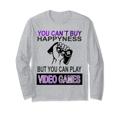 Videojuego PC Jugar Camiseta Video Jugar Gamer Regalo Manga Larga