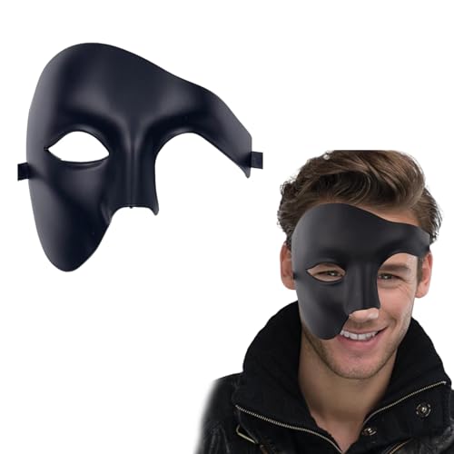 Hombre Lobo, Video On Demand Máscaras de veneciana Antifaz fiesta Elegante para hombres, máscara fantasma de opera mascarada para Adultos, antifaz carnaval caballero, Accesorios Cosplay...