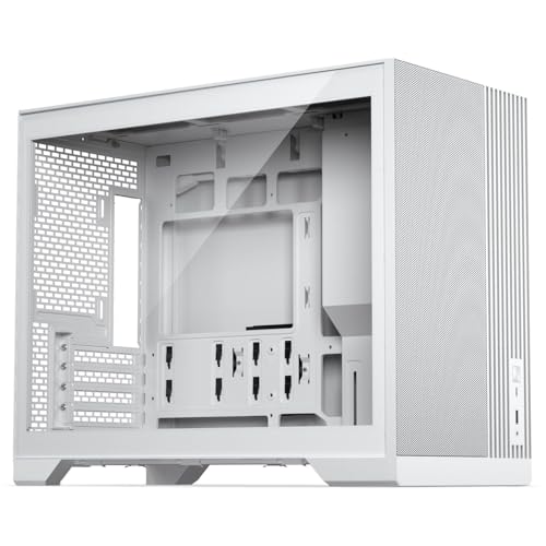 Phanteks XT M3 Mini-Tower PC-Gehäuse Weiß – Kompaktes Micro-ATX Case mit Tempered Glass, Unterstützung für 360-mm-Radiator & 430-mm-Grafikkarten – Ohne Lüfter