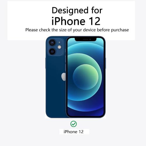 Image of for iPhone 12 Case [Compatible with Magsafe] Translucent Matte Phone Cover, [10 FT Military Grade Drop Protection] Slim Durable Shockproof Protective Bumper (Black Magnetic, iPhone 12)