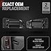 Extended Cab Door Handle, Rear Driver & Passenger Door - Compatible with 1999-2007 Chevrolet Silverado 1500, 2500, 3500; 99-07 GMC Sierra 1500, 2500, 3500 HD Classic - Textured Black - OEM 15758171