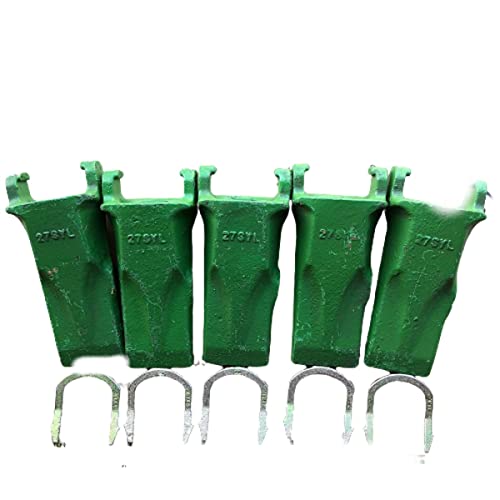 27SYL V27SYL fits for V27 Style Bucket Teeth & 27LK Horseshoe Locks (Set of 5), AFTERMARKET Replacement Excavator Parts