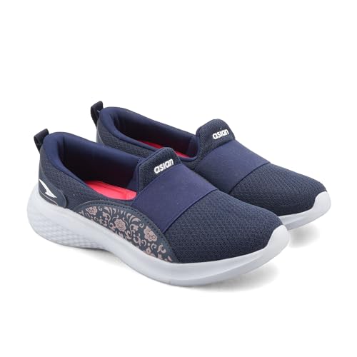 Image of ASIAN Style Walk-02 Women Walking Shoes with Memory Foam Cushion, Lightweight Slip-On Design, Breathable Upper Stylish Casual Shoes
