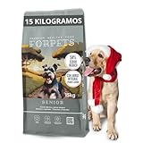 FORPETS Pienso Senior Premium 15KG para Perros Mayores con Cerdo Ibérico (30%) y Arroz Integral (21%) – Fórmula Avanzada para Alta Digestibilidad, Refuerzo Articular con Antioxidantes Naturales
