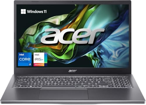 acer Aspire Premium 15.6�C���` FHD �m�[�g�p�\�R�� | Intel Core i7-1255U �ő�4.7GHz | 32GB RAM - 512GB PCIe SSD | Iris Xe Graphics | �o�b�N���C�g�L�[