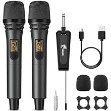 Plug and Play: The wireless receiver with a 6.35mm jack, widely compatible with devices like karaoke machines, speakers, amplifiers,dj mixers, and audio interfaces. Please make sure your device have 6.35mm audio input interfaz. Note: TW320 is not com...
