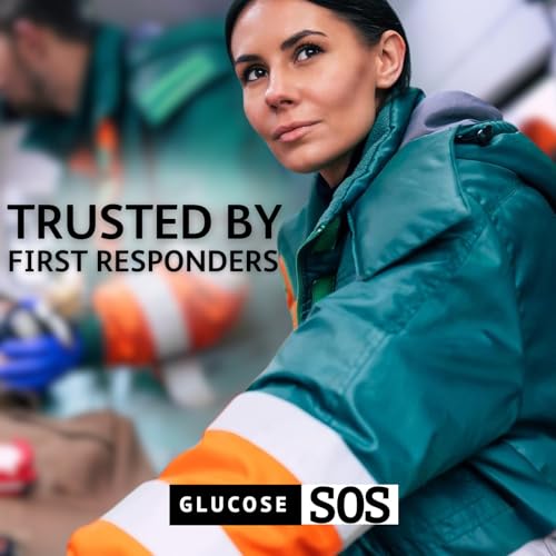 Glucose SOS Glucose Packets with Natural Dextrose, Fast-Absorption That Instantly Dissolves in Your Mouth with No Water Needed, 4 Flavor Variety 24 Servings
