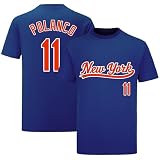 Jorge POLANCO Shirt T-Shirt Jersey Baseball No Brand/Logos 100% Cotton for Blue Mens/Womens/Kids