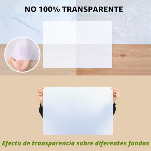 Miniatura 3 de Super Kitchen Tapete De Silicona Antiadherente Para Amasar, Tapete De Para Hornear, Estera De Arte Y Manualidades, Resistente Al Calor Tapete Para Fondant, Pizza, Resina Epoxi 60x40cm, Transparent