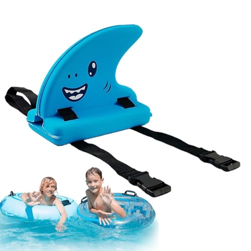 Aletas de tiburón para natación de niños con correas ajustables 6