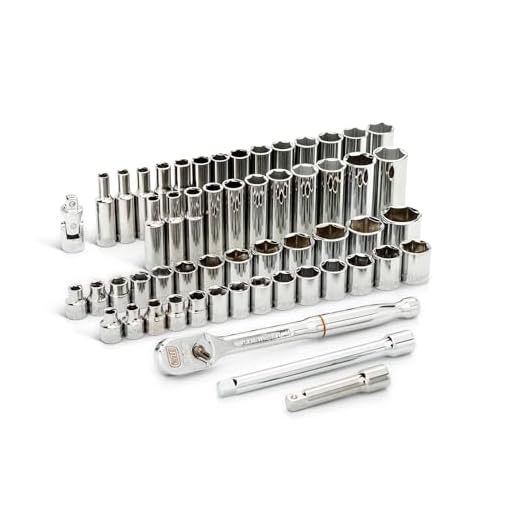 GEARWRENCH 56 Pc. 3/8" Drive 6 Pt. 120XP Mechanics Tool Set, Standard & Deep, SAE/Metric - 80550P