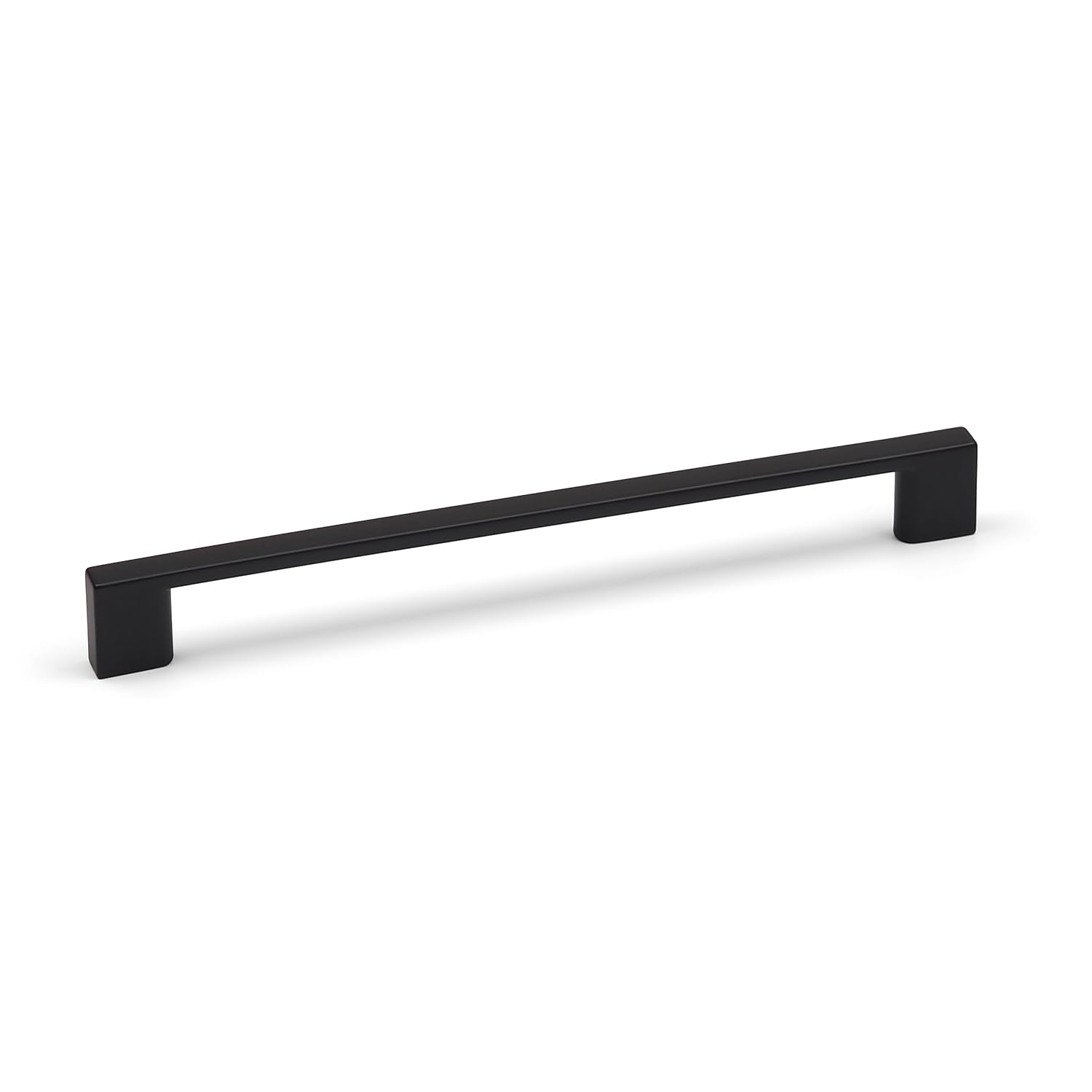160mm Black Kitchen Door Handle Matt D Bar Slim Square Cabinet Cupboard Drawer Pull Wardrobe Furniture Upcycle Replacement DIY Hardware