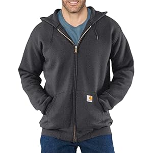 Carhartt mens Midweight Hooded Zip Front Sweatshirt