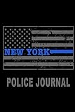  New York Police Journal: New York Thin Blue Line Police Flag Police Field Interview Notebook 6x9